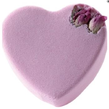 Bomb Cosmetics 炸彈泡澡沐浴球 Pink Rosebud Heart 粉紅玫瑰花蕾心 160G