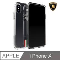 【Lamborghini藍寶堅尼 】iPhone X Gallardo系列軍規防摔殼(透明特仕版)