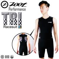 ZOOT 專業級 肌能連身鐵人服(格紋白/男款)