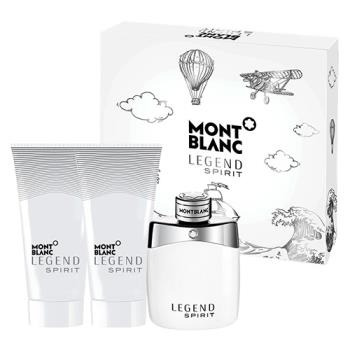 MONTBLANC 萬寶龍傳奇白朗峰男性淡香水禮盒(100ml+鬍後乳100ml+沐浴膠100ml) * 1