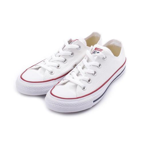 CONVERSE CHUCK TAYLOR ALL STAR 低筒帆布鞋 全白 M7652C 女鞋 鞋全家福