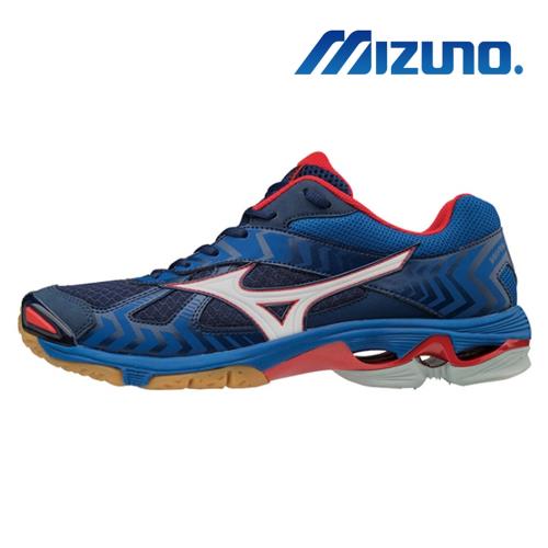 【MIZUNO 美津濃】WAVE BOLT 7 男 排球鞋 藍 V1GA186027