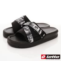 Lotto樂得-潮流運動拖鞋-MS6778迷彩灰(男段)