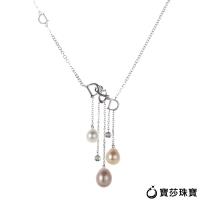 BaoSha【寳莎珠寶】DD 琉璃珠珍珠14K項鏈