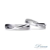 DINA JEWELRY 蒂娜珠寶 『交織的愛 I』系列 結婚對戒_預購