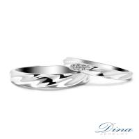 DINA JEWELRY 蒂娜珠寶 『折愛』系列 結婚對戒_預購