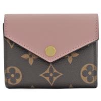 Louis Vuitton LV M62933 Zoé 經典花紋三折短夾.芭蕾粉 現貨