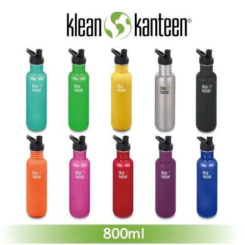 [ 美國Klean Kanteen ] 窄口不鏽鋼水瓶-800ml