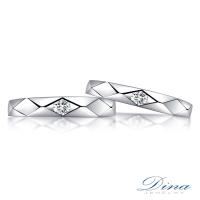DINA JEWELRY 蒂娜珠寶 『菱菱極致』系列 結婚對戒_預購