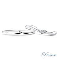 DINA JEWELRY 蒂娜珠寶 『高雅閃耀』系列 結婚對戒_預購