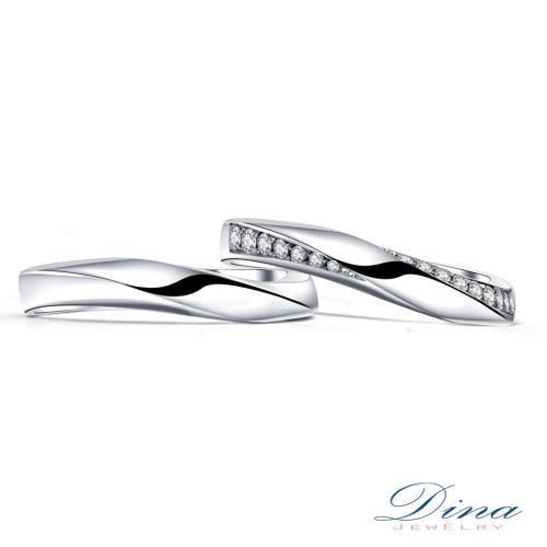 DINA JEWELRY 蒂娜珠寶 『絲綢戀曲』系列 結婚對戒_預購