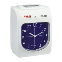 KOJI TR-733 六欄位 微電腦打卡鐘 指針式 雙輸出