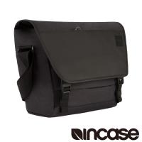 【Incase】Compass Messenger 15吋 時尚拼接電腦信差包 / 郵差包 (黑)