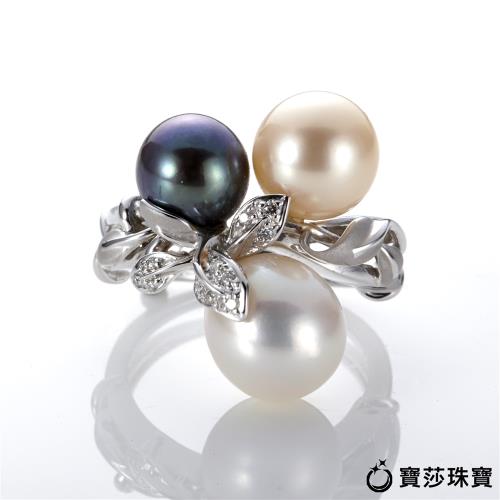 BaoSha【寳莎珠寶】DD 烟花綻18k珍珠戒指