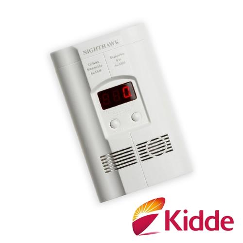 美國Kidde   瓦斯及一氧化碳二合一偵測警報器/插電式/內附9V電池(KN-COEG-3 )