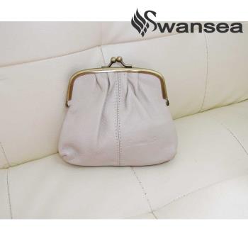 swansea emmas系列牛皮框包-典雅白