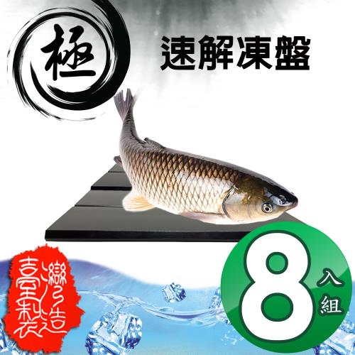 金德恩 排水槽設計急速解凍盤 84x59cm 八入組