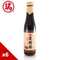 瑞春 百年傳承手工黑鑽蒜風味醬油420毫升5瓶