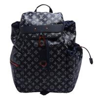 LV M43693Discovery系列Monogram Ink帆布牛皮鑲飾拉鍊手提/後背包