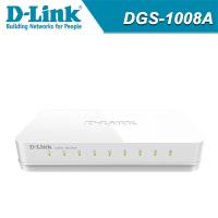 D-Link 友訊 DGS-1008A 8埠 Gigabit 超高速乙太網路交換器