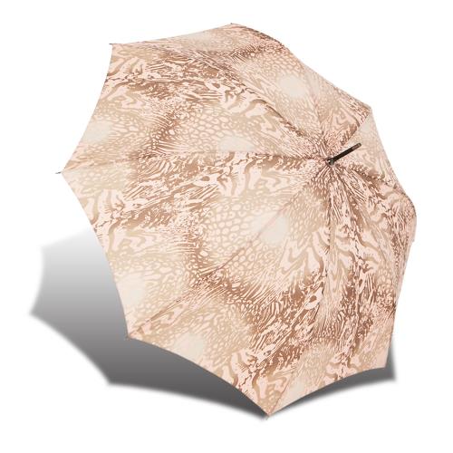 RAINSTORY雨傘-粉彩虎紋抗UV自動開直骨傘
