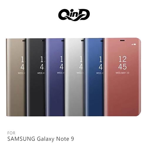 QinD SAMSUNG Galaxy Note 9 透視皮套
