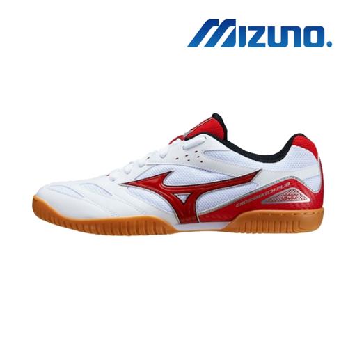 【MIZUNO 美津濃】CROSSMATCH CN3 男女 桌球鞋 白紅(81GA183662)