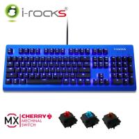 i-Rocks IRK65MS 單色背光機械式鍵盤-藍蓋