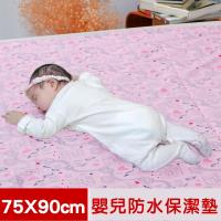米夢家居-全方位超防水止滑保潔墊.生理墊.尿布墊-嬰兒寵物用75x90cm-粉紅城堡