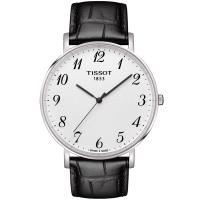TISSOT 天梭 Everytime 雋永明朗大三針腕錶(銀x黑/42mm) T1096101603200