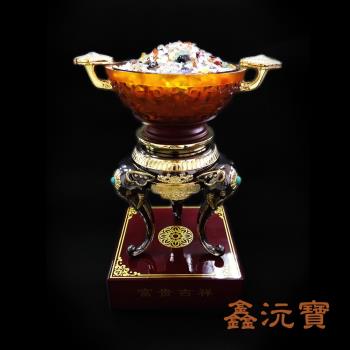 【鑫沅寶】頂級招財琉璃聚寶盆(招財聚富首選)