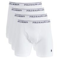 Ralph Lauren 男時尚馬球超軟白色四角修飾內著4件組