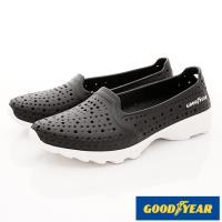 GOODYEAR-透氣洞洞機能鞋-EI2820黑(女段)