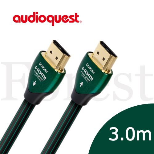 美國線聖 Audioquest HDMI Forest 森林 (3.0m) 支援4K 3D/公司貨