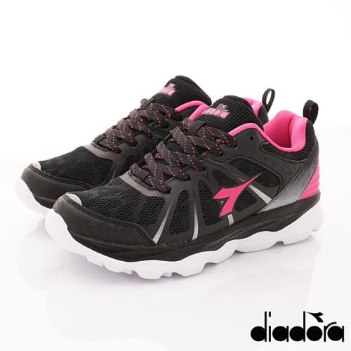 DIADORA-輕彈增高跑鞋款 SI672黑桃(女段)