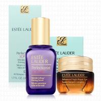 ESTEE LAUDER雅詩蘭黛 CP+R抗皺緊緻精華50ml+特潤眼部超能量修護霜15ml
