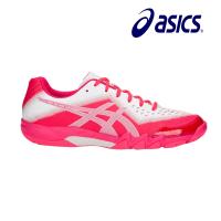 【asics 亞瑟士】GEL-BLADE 6 女 羽球鞋 粉紅白(R753N-700)