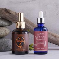 芳香小舖-癒創木舒活按摩精油60ml+快樂暖宮精油60ml