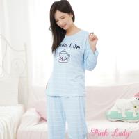 PINK LADY 微笑咖啡棉柔成套睡衣 (2715)