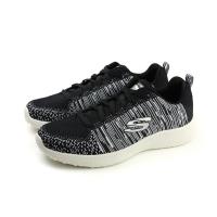 SKECHERS BURST 運動鞋 透氣 記憶鞋墊 柔軟 舒適 男鞋 針織面料 黑色 52107BKW no642