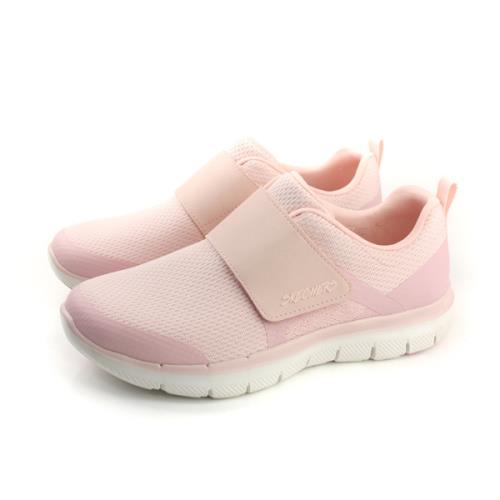 SKECHERS Flex Appeal 2.0 懶人鞋 休閒鞋 魔鬼氈 女鞋 粉紅色 12898LTPK no783