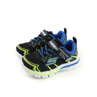 SKECHERS 運動鞋 魔鬼氈 記憶鞋墊 小童 童鞋 黑色/藍色 95358NBKBL no776