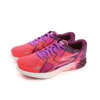 SKECHERS GO MEB RAZOR 運動鞋 跑鞋 輕量 競技 透氣 網布 女鞋 桃紅色 14119PRPK no627