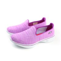 SKECHERS GO WALK 4 懶人鞋 休閒布鞋 舒適 好穿脫 輕量 避震 抗震 女鞋 粉紫色 14149PUR no592