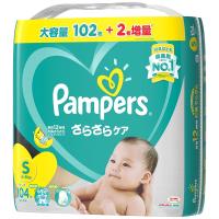 幫寶適 巧虎版綠色黏貼式尿布特殊規格增量版(S、M、L)