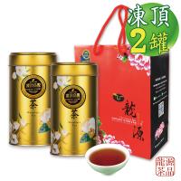 買1送1 龍源茶品 國寶限定版凍頂烏龍鵲茗茶罐組(150g/罐)-共2罐/300g/附提袋