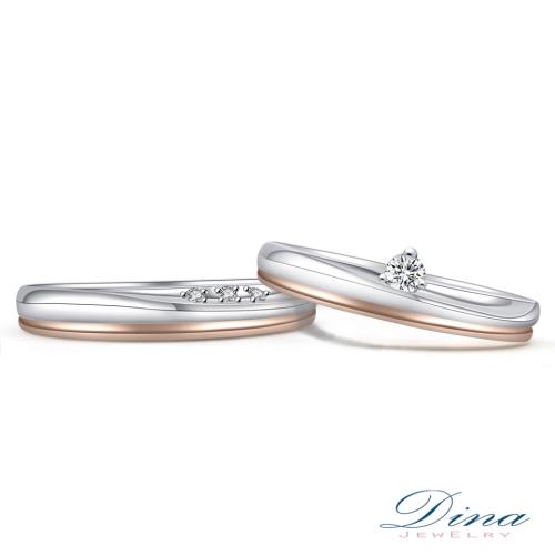 DINA JEWELRY 蒂娜珠寶 『脈動情緣』系列 結婚對戒_預購