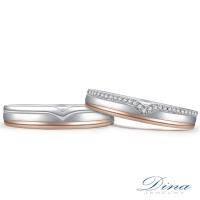 DINA JEWELRY 蒂娜珠寶 『濃情蜜意』系列 結婚對戒_預購