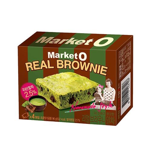Market O 布朗尼蛋糕抹茶風味(96gx6盒)