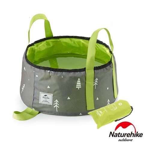 Naturehike 輕量耐磨折疊儲水盆 童趣系列 16L 附收納袋 晨霧灰